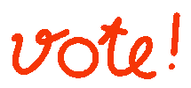 Election Day Vote Sticker by Bodil Jane