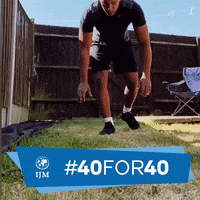 IJM_UK stayathomechallenge 40for40 fundraisingchallenge stayathomestayactive GIF