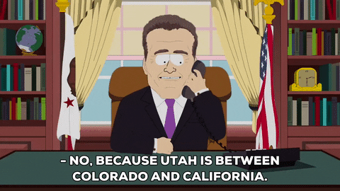 arnold schwarzenegger telephone GIF by South Park 