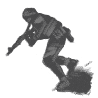 War Running Sticker