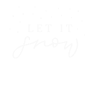 Let It Snow Christmas Sticker