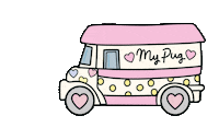 Happy Heart Sticker by mypugandco