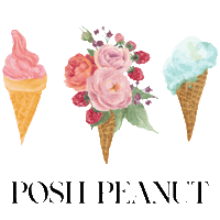 Ice Cream Sticker by Posh Peanut