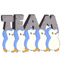 Working Go Team Sticker by Pudgy Penguins