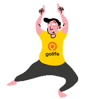 Happy Dance Sticker by GO-LIFE