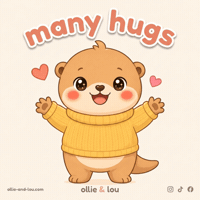 Hugs Love GIF by Ollie & Lou