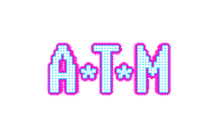 ATMLDN logo pink london events Sticker