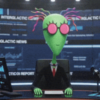 Happy Talk Show GIF by Lonely Aliens