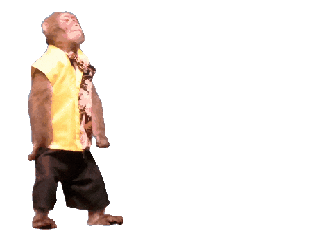 Fun Monkey Sticker