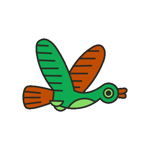 maevechocolate bird flying pigeon maeve Sticker