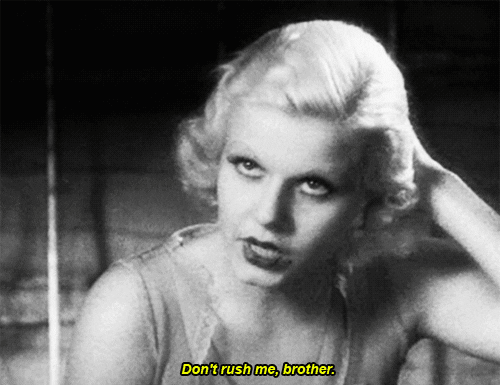 jean harlow old hollywood GIF