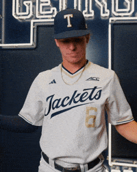 Georgia Tech Baseball GIF by Georgia Tech Yellow Jackets
