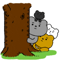 Sticker Bear Sticker by Minto Inc.