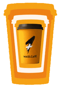 Logo Coffee Sticker by Mais1 Café