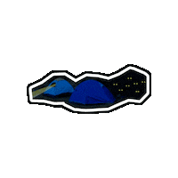 butterflyclub camping fringe2023 butterflyclub lukagracie Sticker
