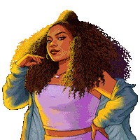 aussiehairusa aussie curls curlyhair curl Sticker