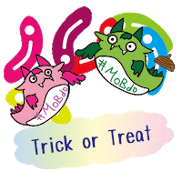 Trick Or Treat Halloween Sticker