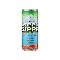 rippasippa healthy zoom soft drink rippasippa Sticker