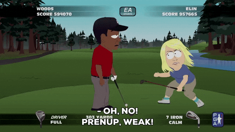 angry tiger woods GIF by South Park 