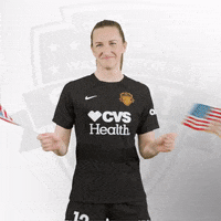 Excited American Flag GIF by Washington Spirit