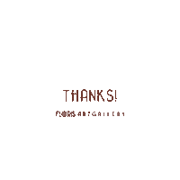 florisartgallery art thanks thankyou gallery Sticker