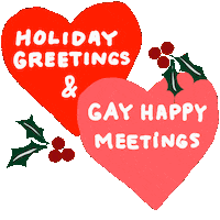 poiremolle happy christmas rainbow gay Sticker