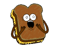 hungry grilled cheese Sticker by Patrick Passaro