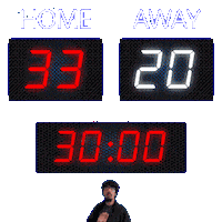 20 Away Sticker