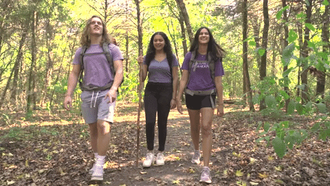 Hiking Camping GIF by University of Central Arkansas
