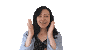 freeflowbotanicals girl excited woman clapping Sticker