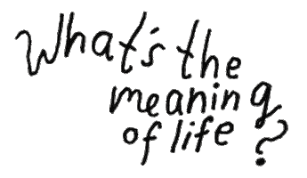 Meaning Of Life Sticker by Junkyard