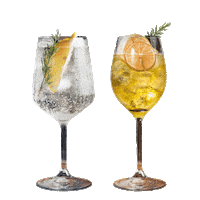 Cheers Gin Sticker by sempergin