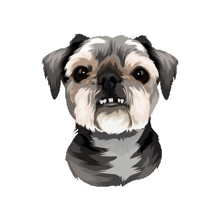 Scooterandmika Sticker by Pickle's Pawtraits