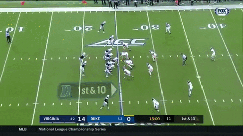 Culture_Coach giphygifmaker daniel jones pass duke GIF