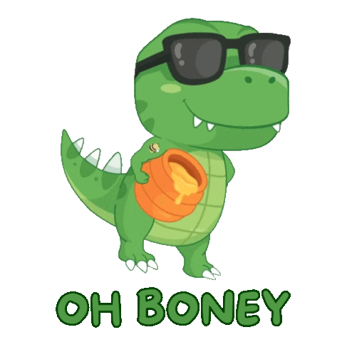 Dino Boney Sticker by The Overtee