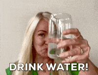 Drink Water GIF by Vikki Downey