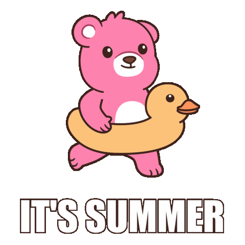 Happy Teddy Bear Sticker by BEARISH