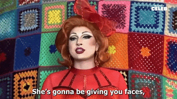 Rupauls Drag Race Faces GIF by BuzzFeed