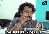 sudeepaudio indian musician flute concentrate GIF
