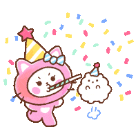 Happy Cat Sticker by LINE FRIENDS