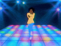 lijemorgan dance animation loop 80s GIF