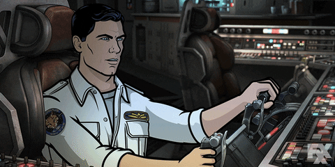 top gear space GIF by Archer