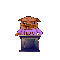 Dog Preach Sticker by BigBrains
