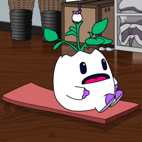 Tired Sit Up GIF by Magic Eden