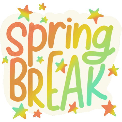 Spring Break Sticker