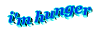 hungry im hunger Sticker by AnimatedText