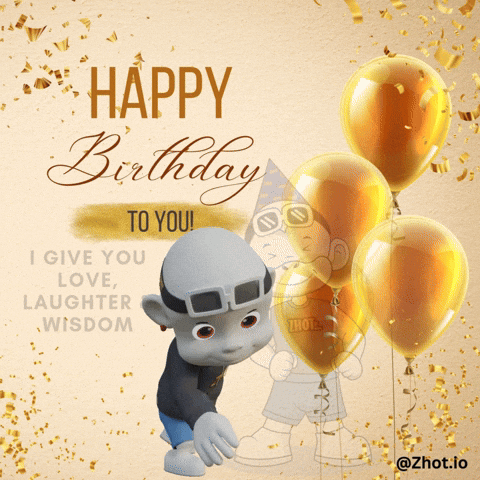 Happy Birthday GIF by Zhot