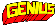 Genius Sticker by Russell Taysom