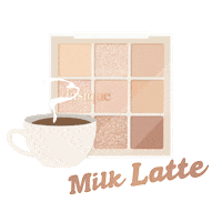 Coffee Makeup Sticker by BY ECOM