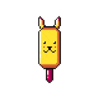 8 Bit Dog Sticker
